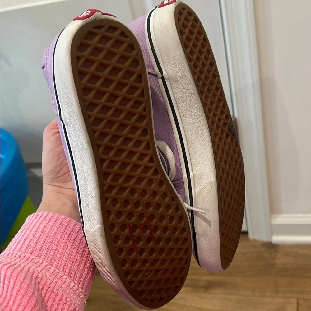 Vans Women's Lavender High-Top Sneakers Size 5